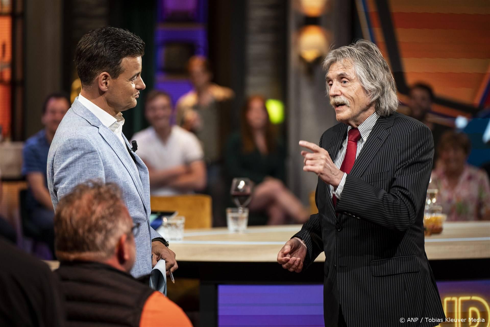 Wilfred Genee tikt Johan Derksen op de vingers