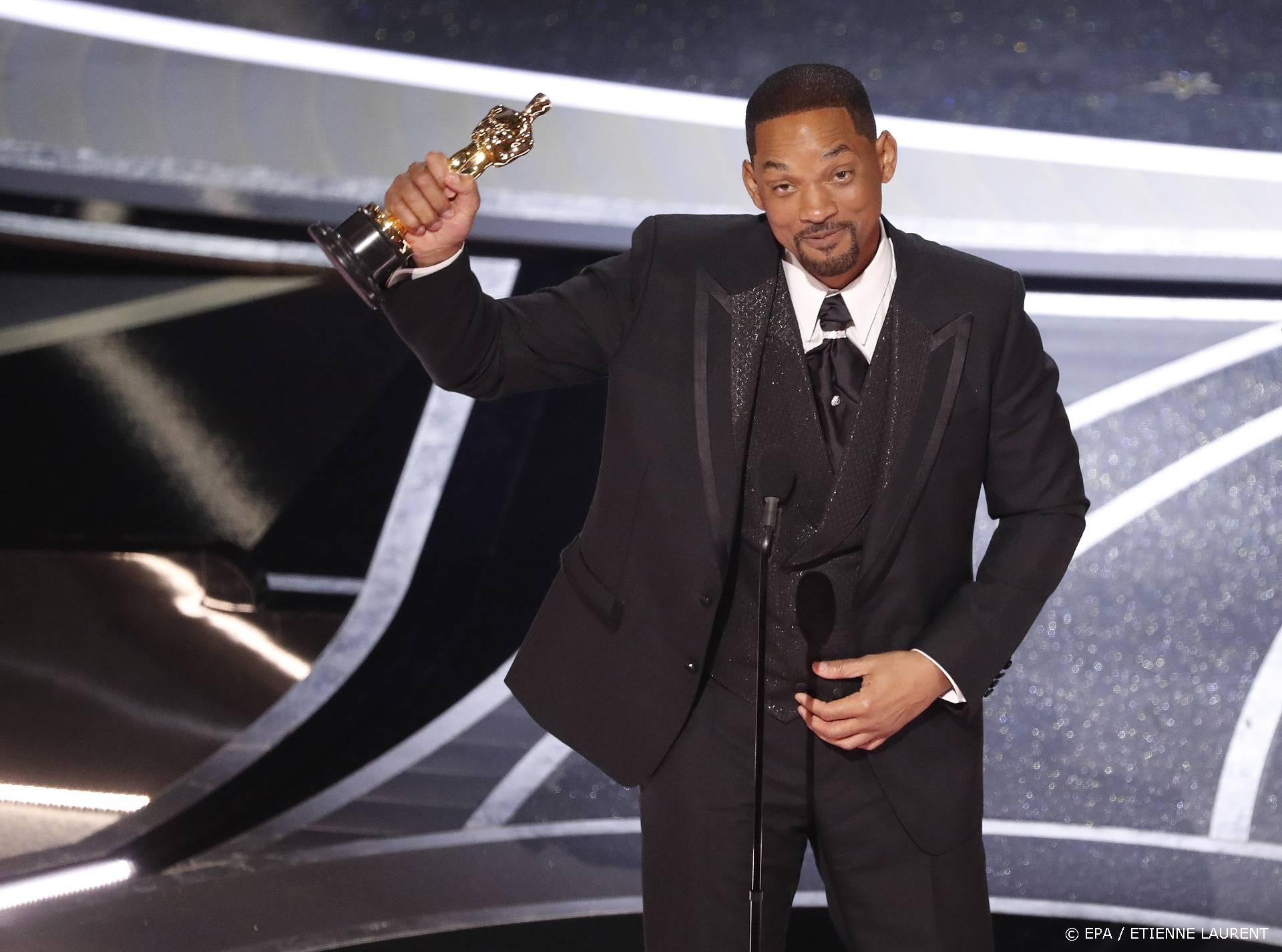 Will Smith tien jaar lang niet welkom bij Oscar-uitreiking