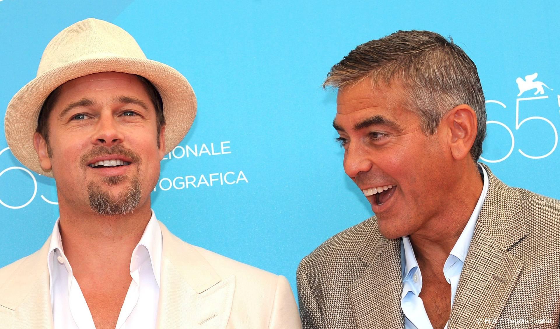 George Clooney en Brad Pitt weer samen te zien in film