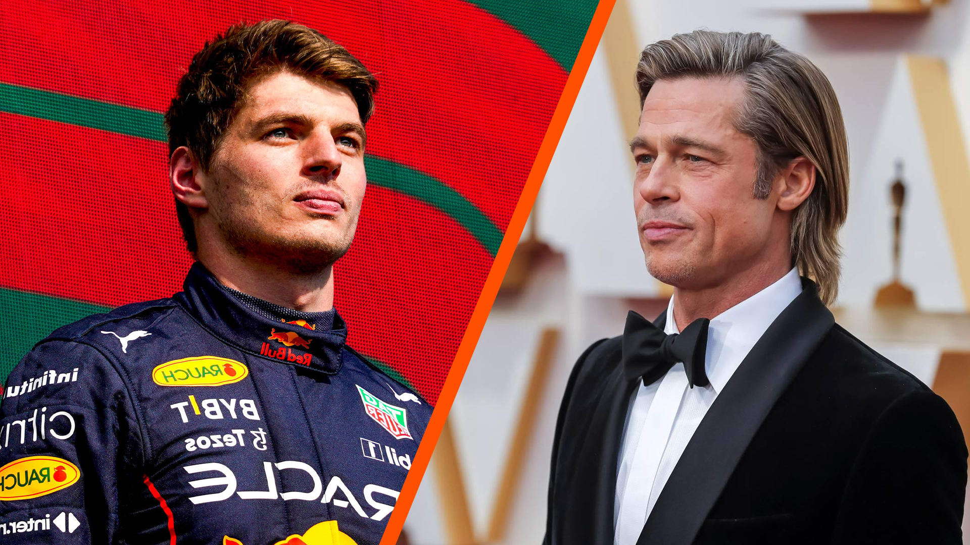 ZIEN: Brad Pitt en Max Verstappen in gesprek: 'Heerlijk om je te zien racen'