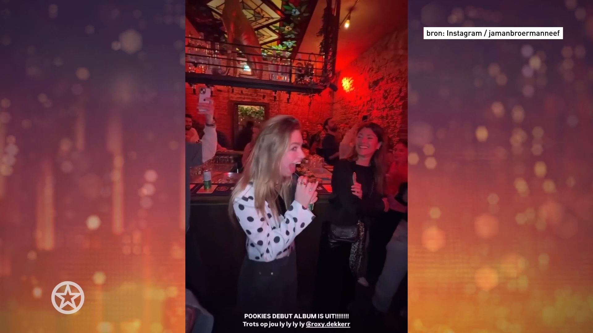 Roxy Dekker viert release van haar debuutalbum