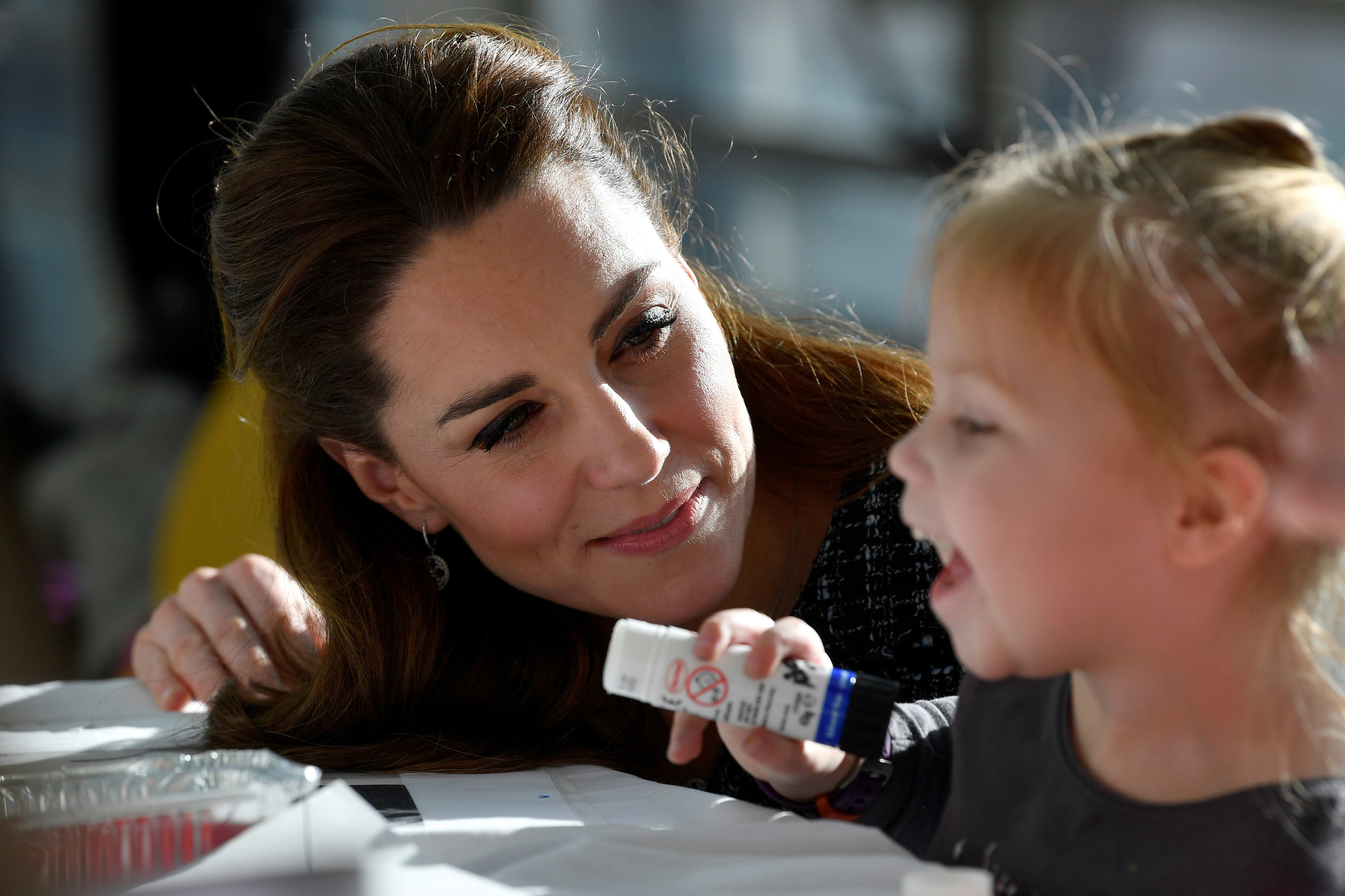 Kate fotografeert met zieke kinderen