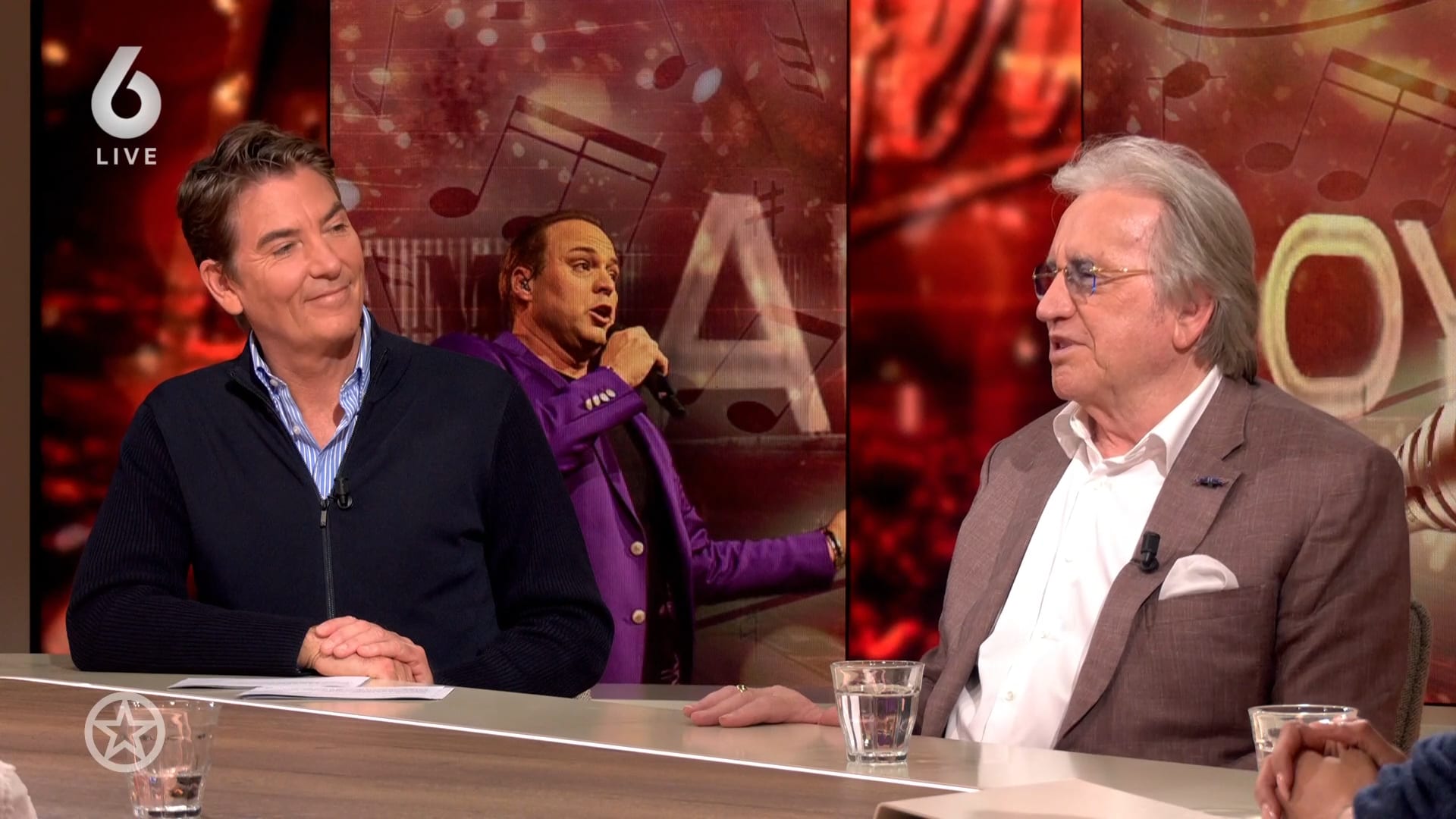 Lee Towers over Ahoy-concerten Frans Bauer