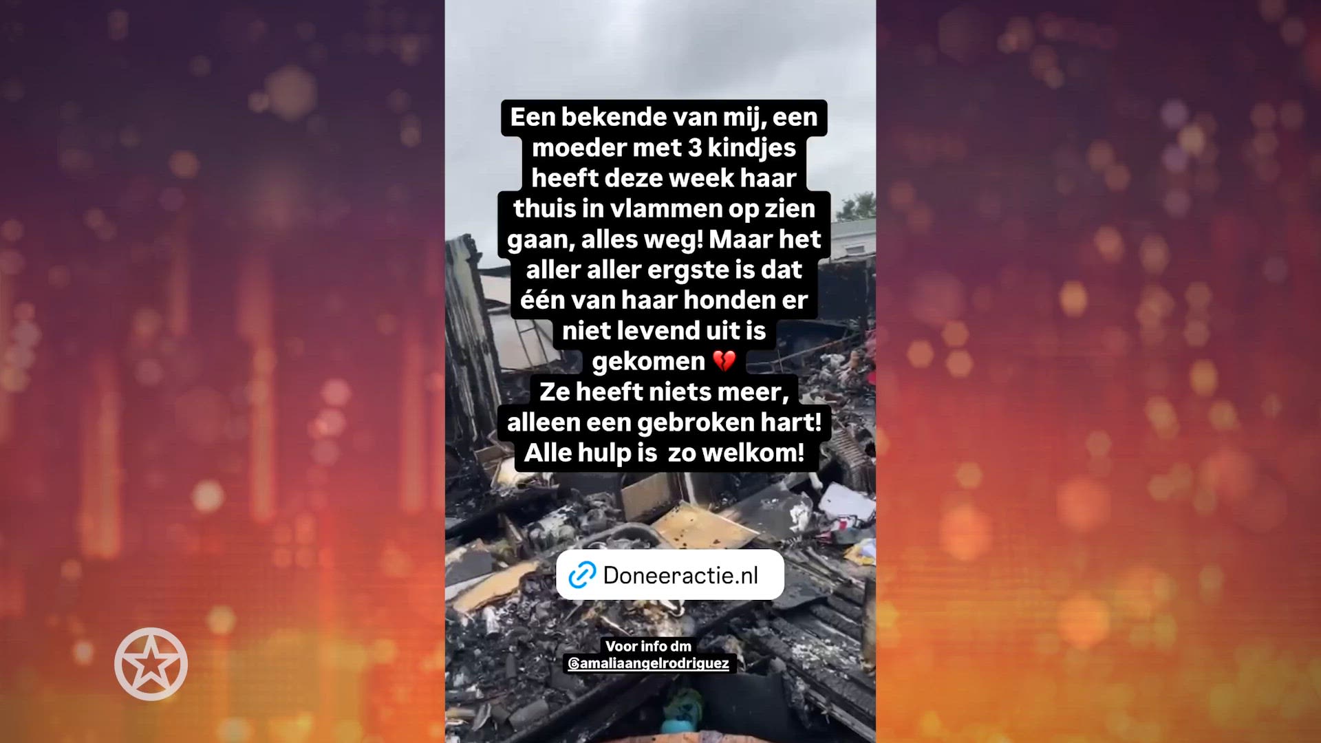 Huis van vriendin Monique Westenberg in vlammen opgegaan