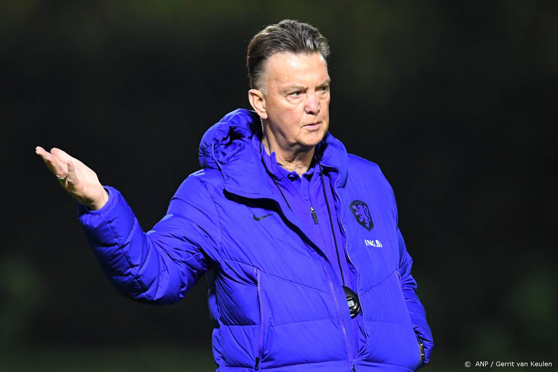 Bondscoach Louis van Gaal test positief op corona