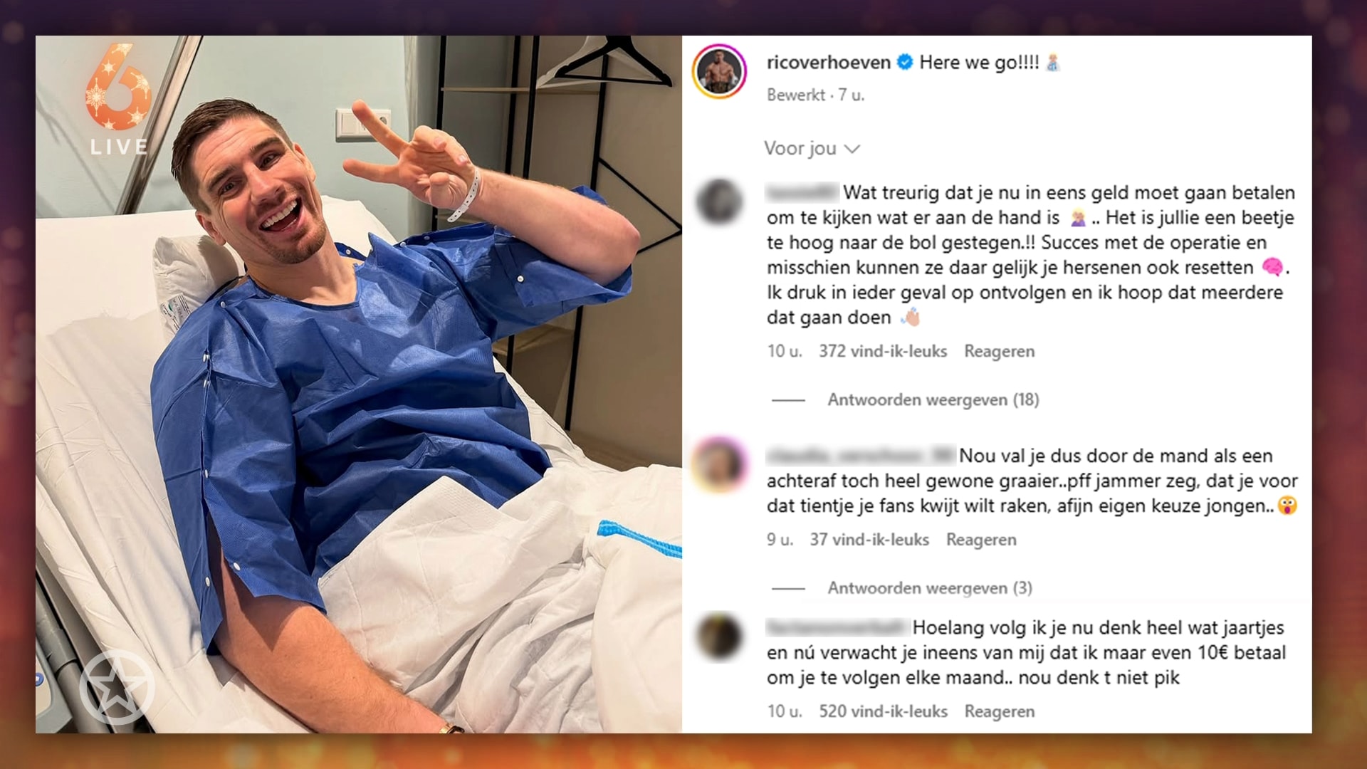 Rico Verhoeven stopt reden van operatie achter betaalmuur