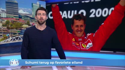 Show Update: Schumi terug op favoriete eiland