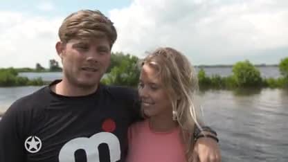 Tim Douwsma en vriendin Elske gaan graag het water op!