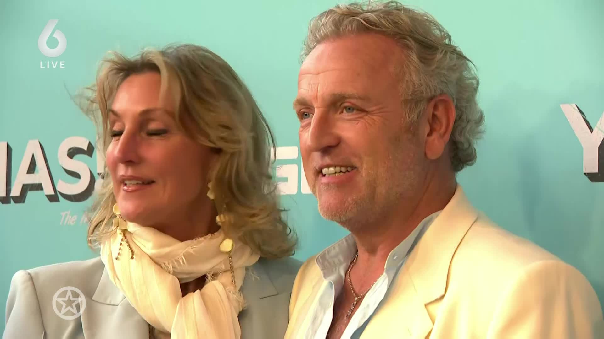 Shownieuws-tafel over Gordon en overleden datepartner