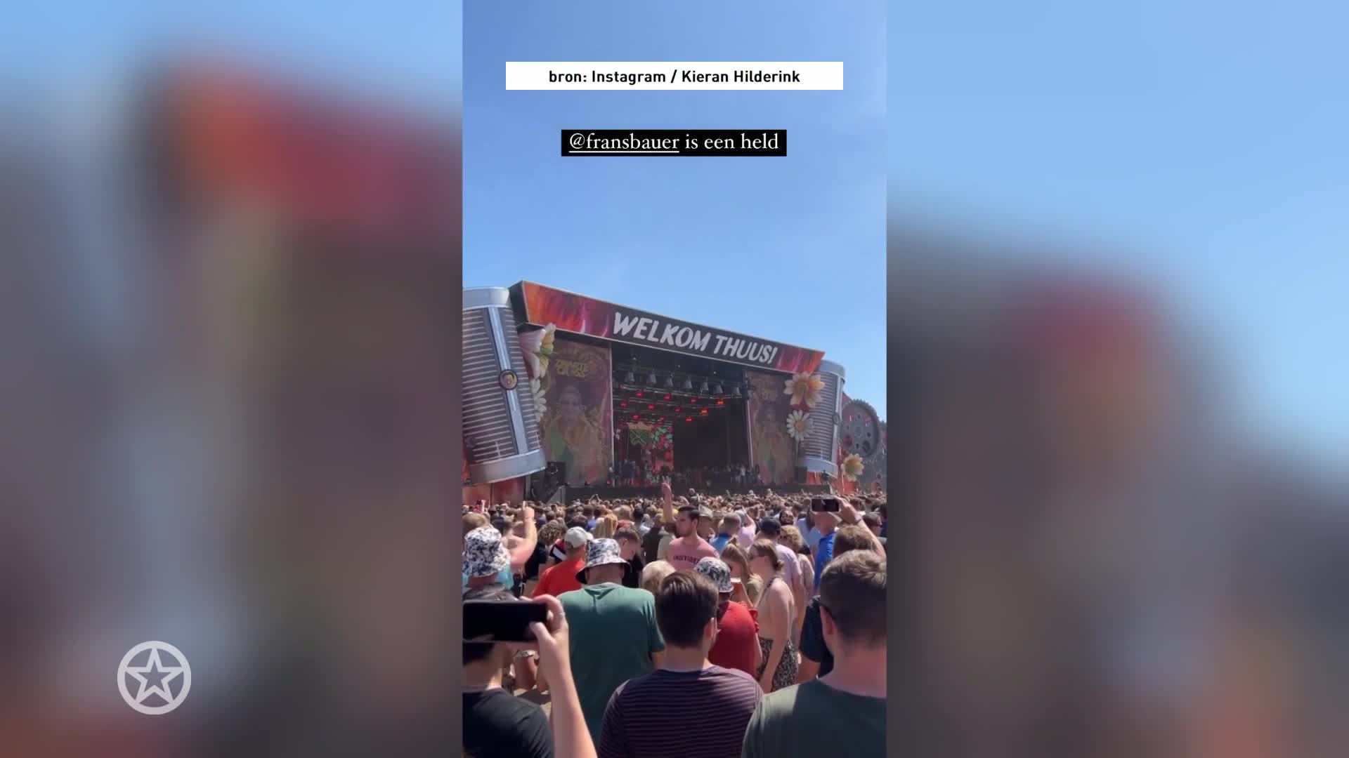 Frans Bauer doet Rammstein op Zwarte Cross