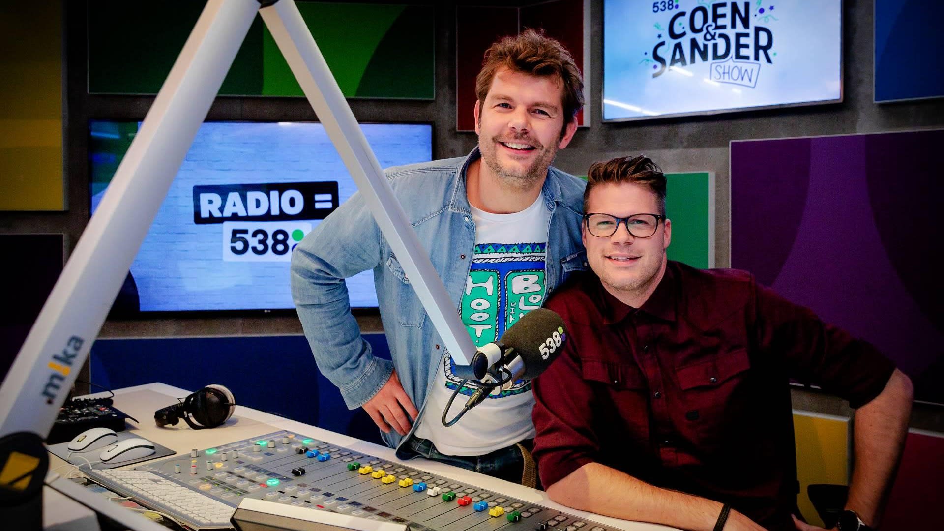 Radioduo Coen en Sander ook solo verder op 538 en Veronica