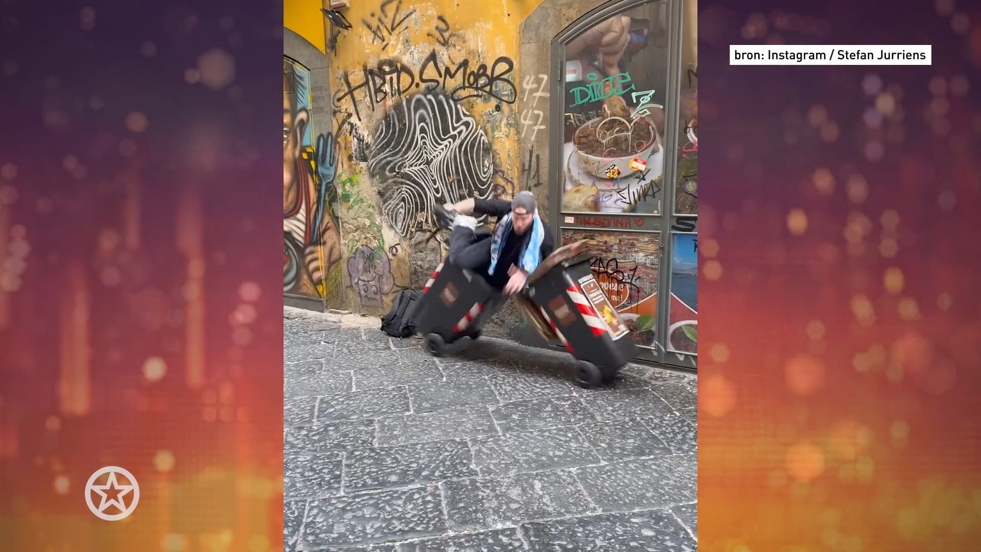 Presentator Stefan Jurriens maakt enorm nare val tijdens Het Perfecte Plaatje op Reis