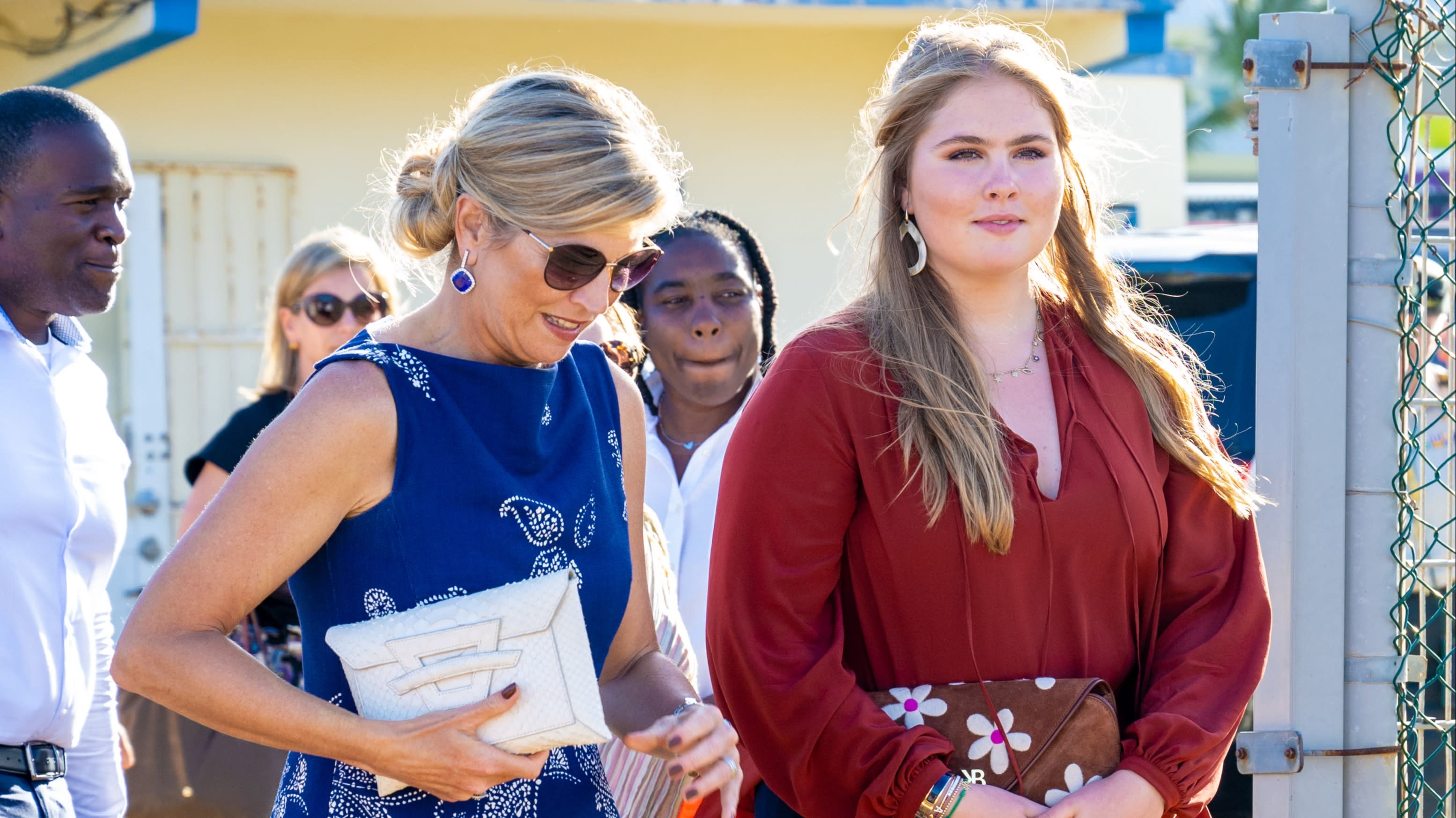 Bezoek van koningspaar en Amalia aan Sint-Eustatius begonnen