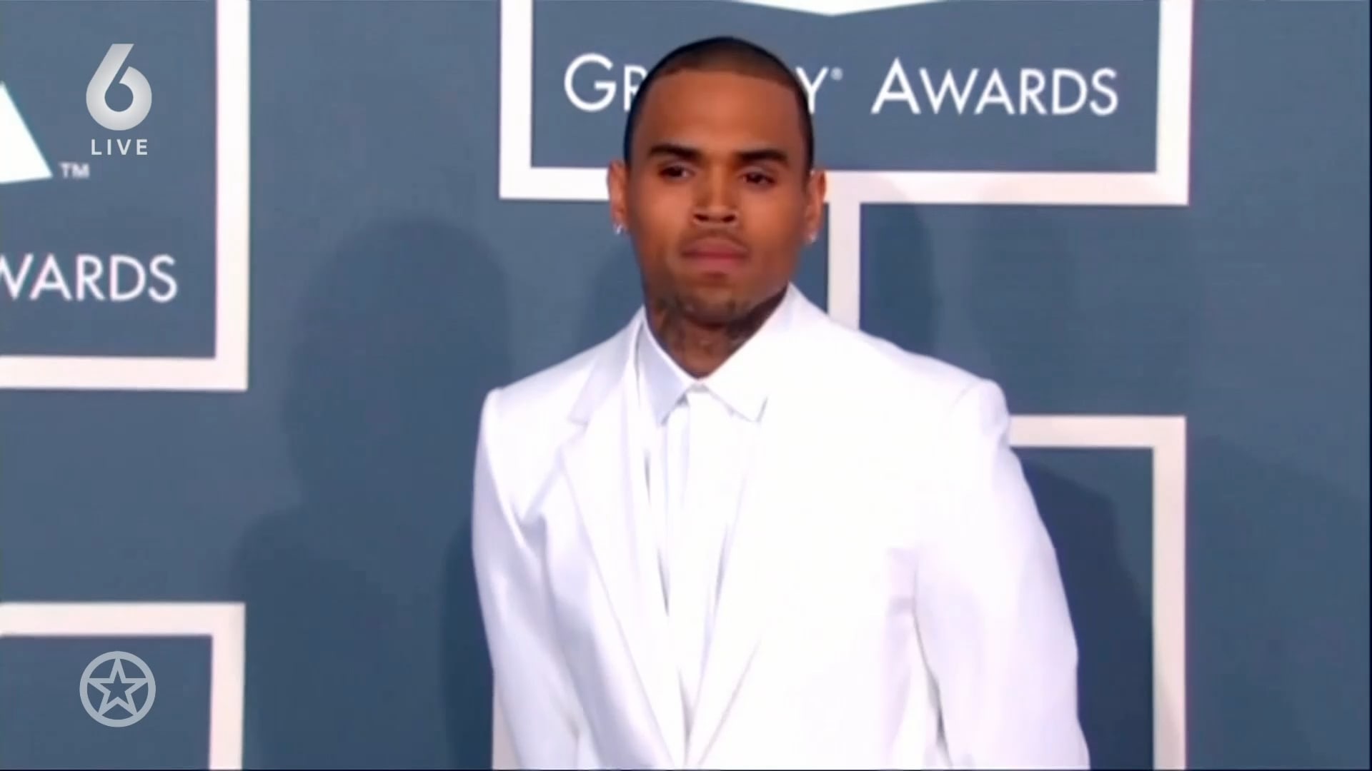 Streep door concert in Nederland van Chris Brown