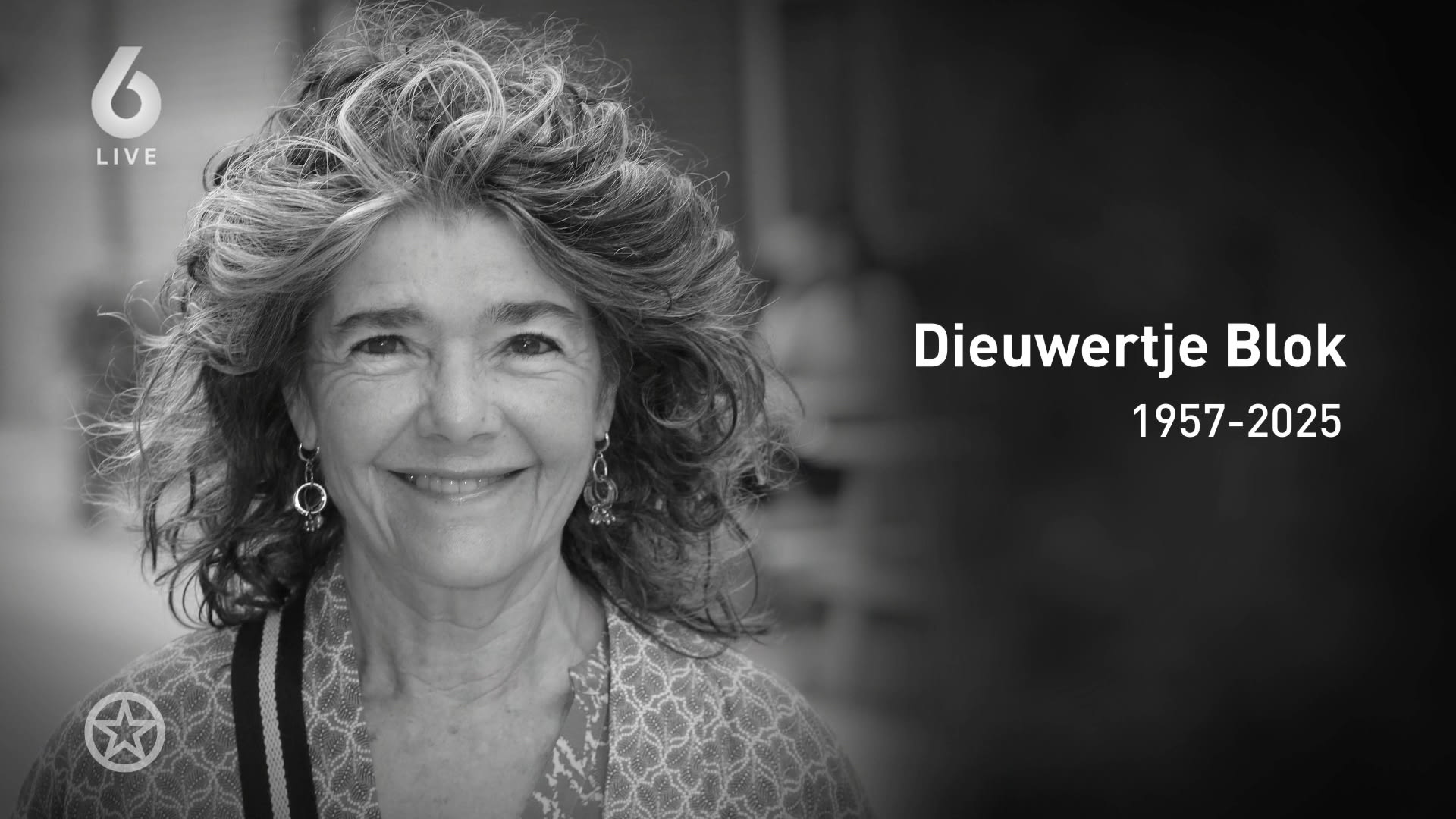 Presentatrice Dieuwertje Blok op 67-jarige leeftijd overleden