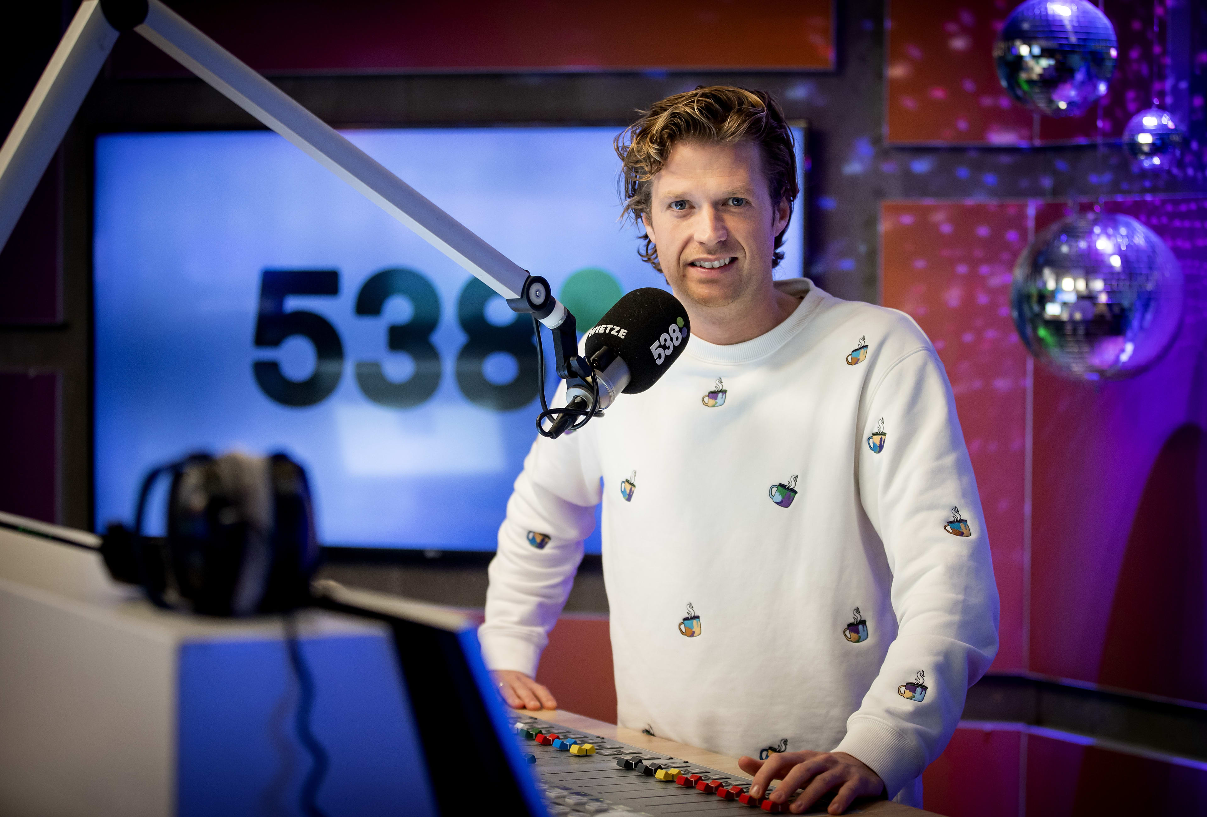 Radio 538-dj Wietze de Jager verslaapt zich voor ochtendshow