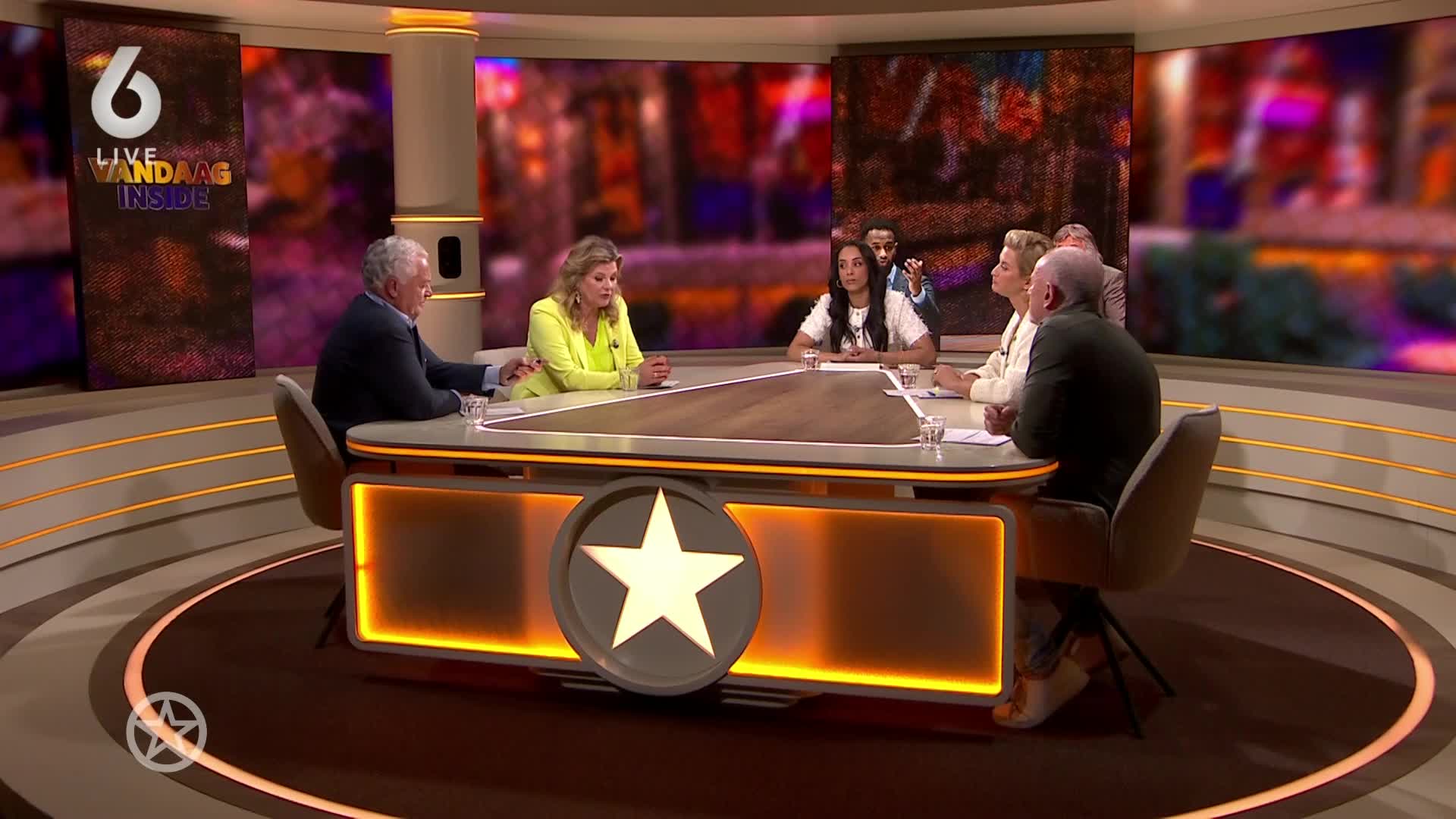 Shownieuws-tafel over rel Johan Derksen