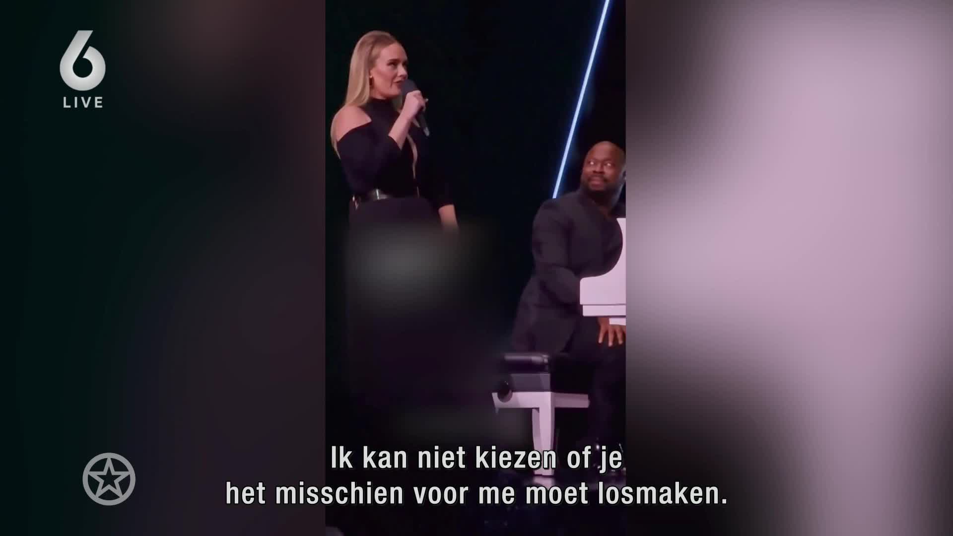 Een opvallend moment tijdens de Vegas-show van Adele