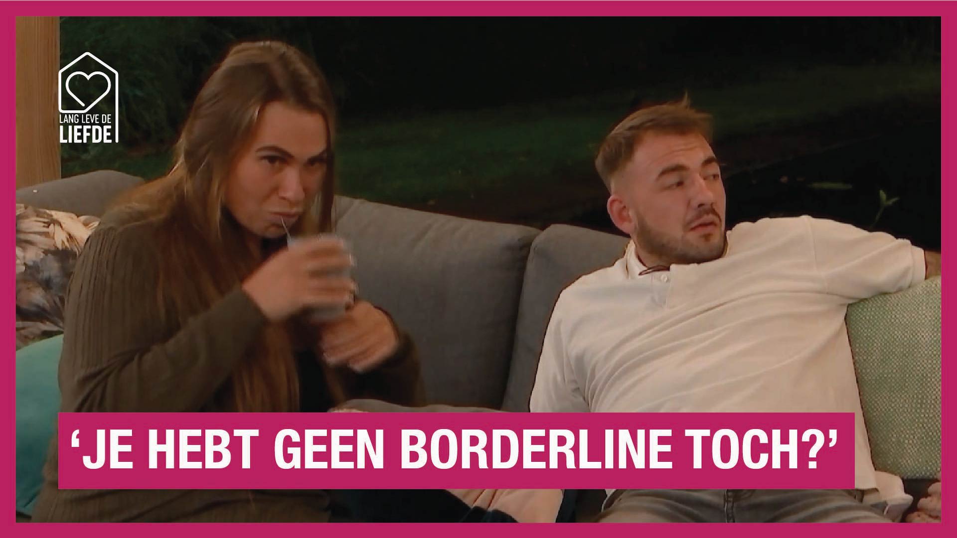 Davey vraagt zijn date Serena of ze borderline heeft