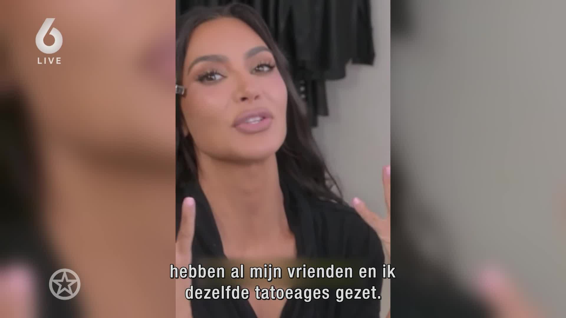 Kim Kardashian heeft bijzondere tattoo gezet