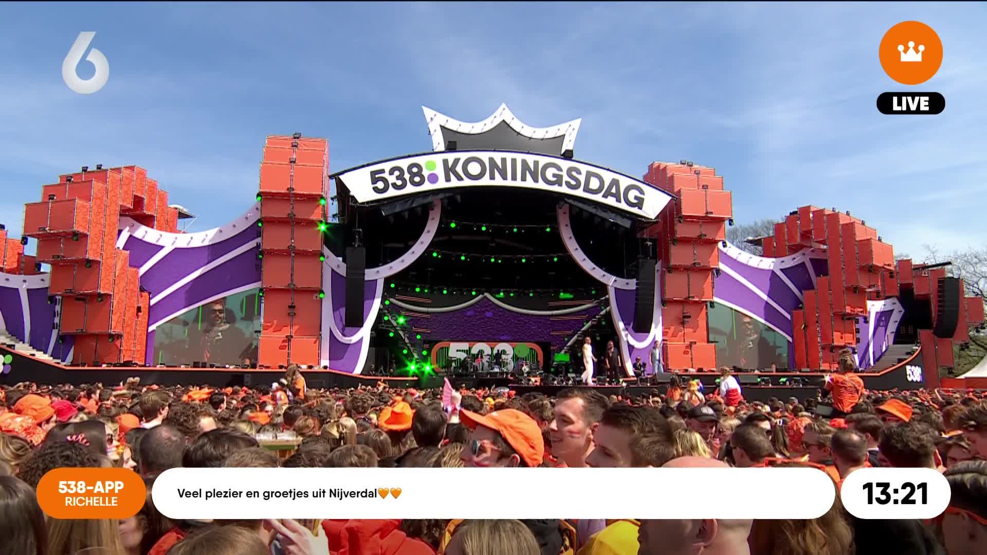 Goldband bij 538 Koningsdag