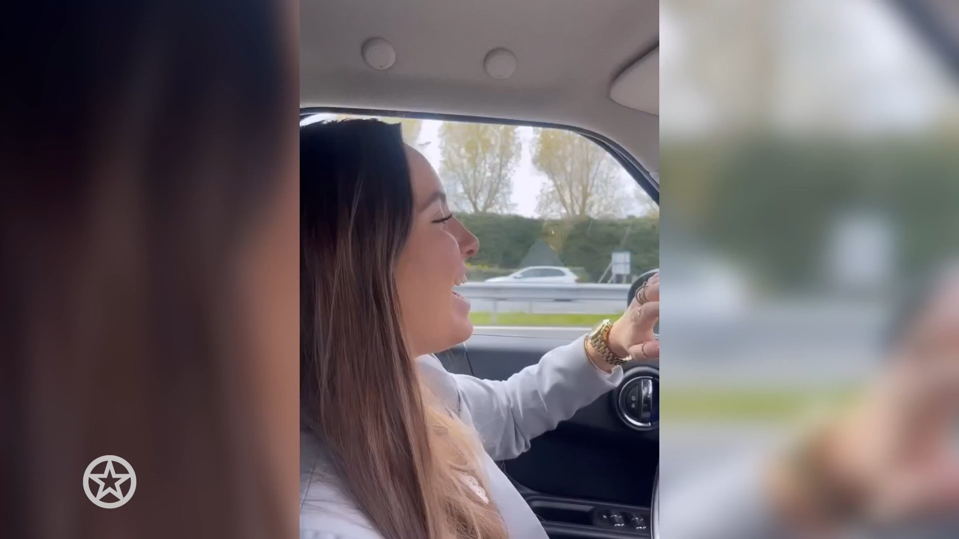 Jada Borsato scheurt over de weg