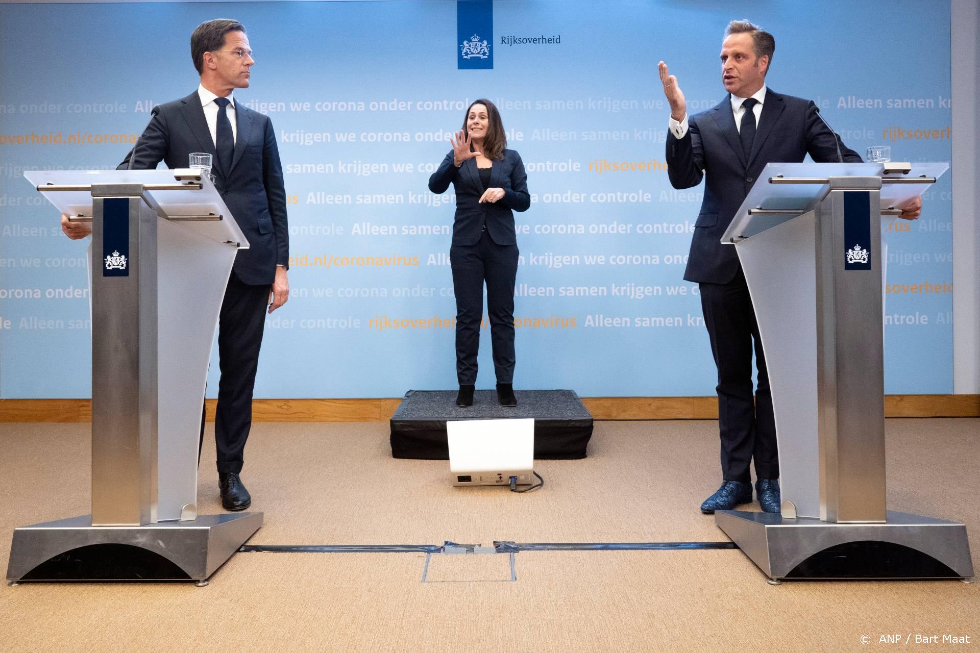 Weer minder kijkers voor coronapersconferentie