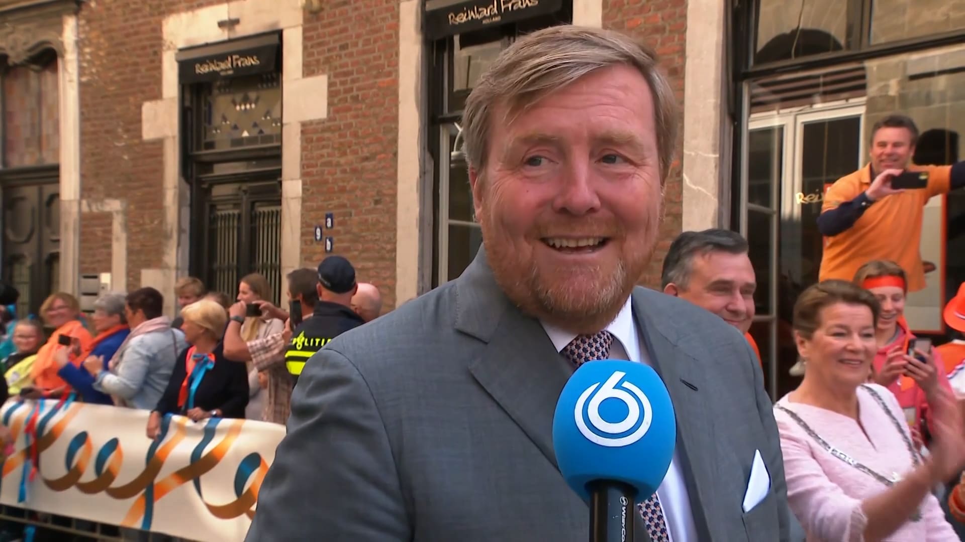 Jarige koning geniet intens van Koningsdag