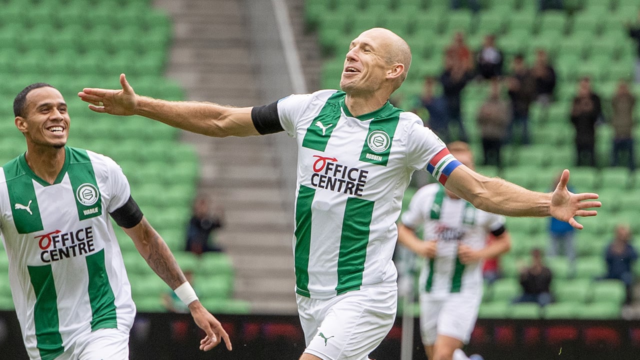 Arjen Robben start in de basis en keert terug in de Eredivisie 