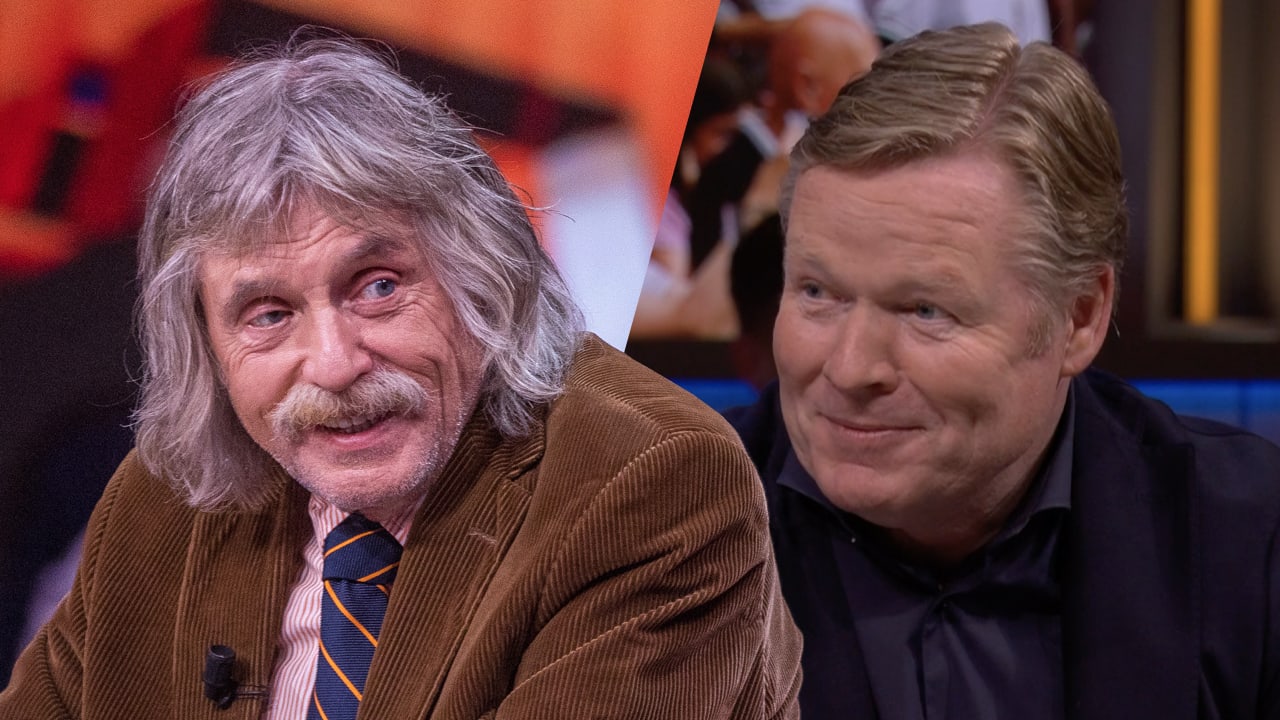 Ronald Koeman over Johan Derksen: 'Ik kan 'm juist wel goed hebben de laatste jaren!'