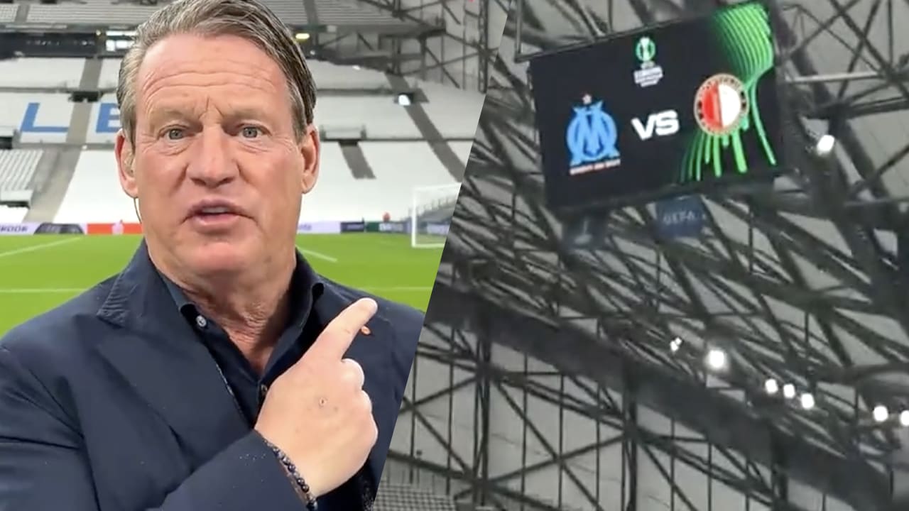 Scherpe Mario Been merkt foutje op in stadion Marseille: 'Hopelijk spelen ze tegen de goede club'