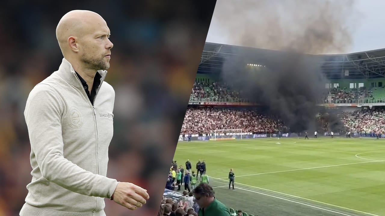 Opnieuw ellende met supporters bij FC Groningen, wedstrijd definitief gestaakt