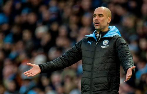 Coach Guardiola rekent op zijn spelers bij Manchester City