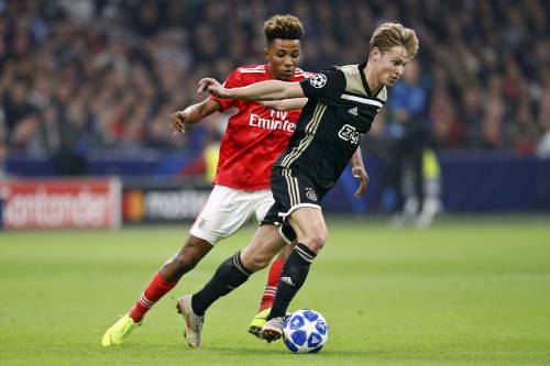 Ajax met goede cijfers naar Benfica