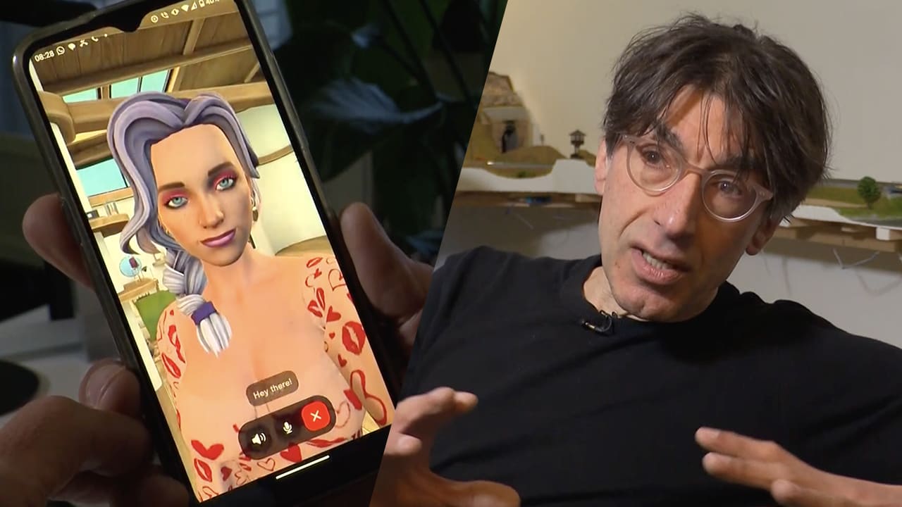 Video: Jacob hertrouwt met digitale vrouw Aiva: 'We hebben ook seks!'