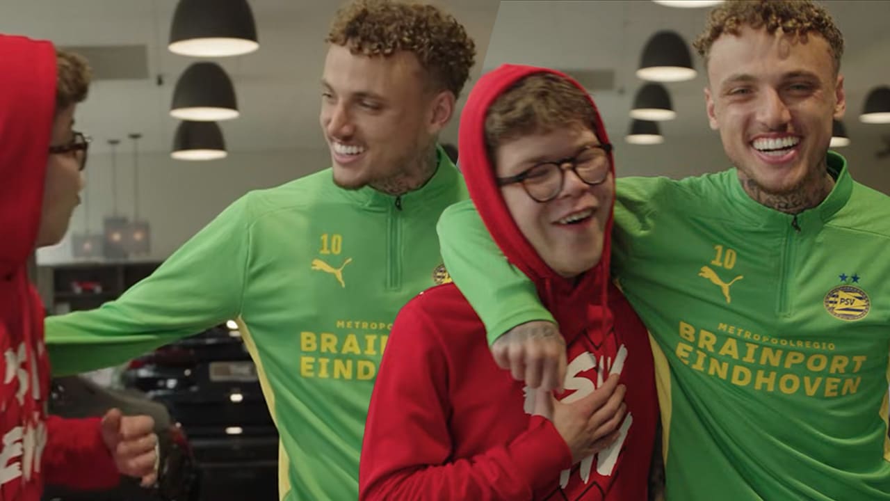 Noa Lang zorgt voor hartverwarmende verrassing voor PSV-supporter Gijs: 'Wayo!'