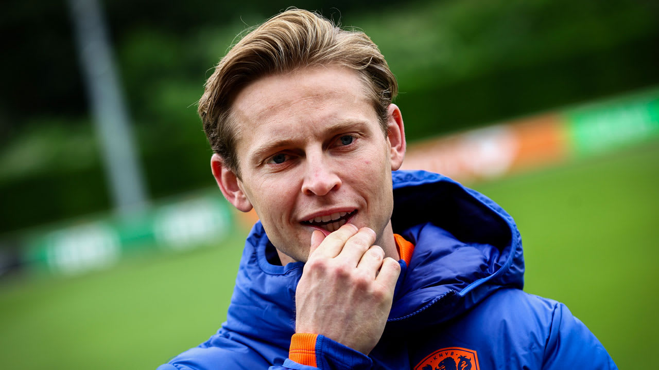 Frenkie de Jong weet nog niet of hij eerste duel van Oranje op EK haalt