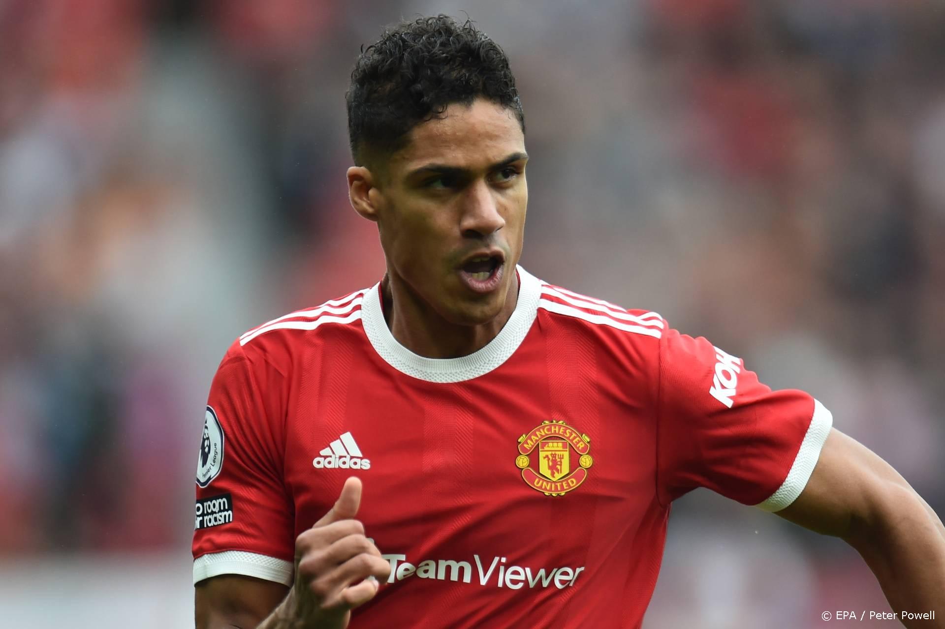 Manchester United enkele weken zonder verdediger Varane