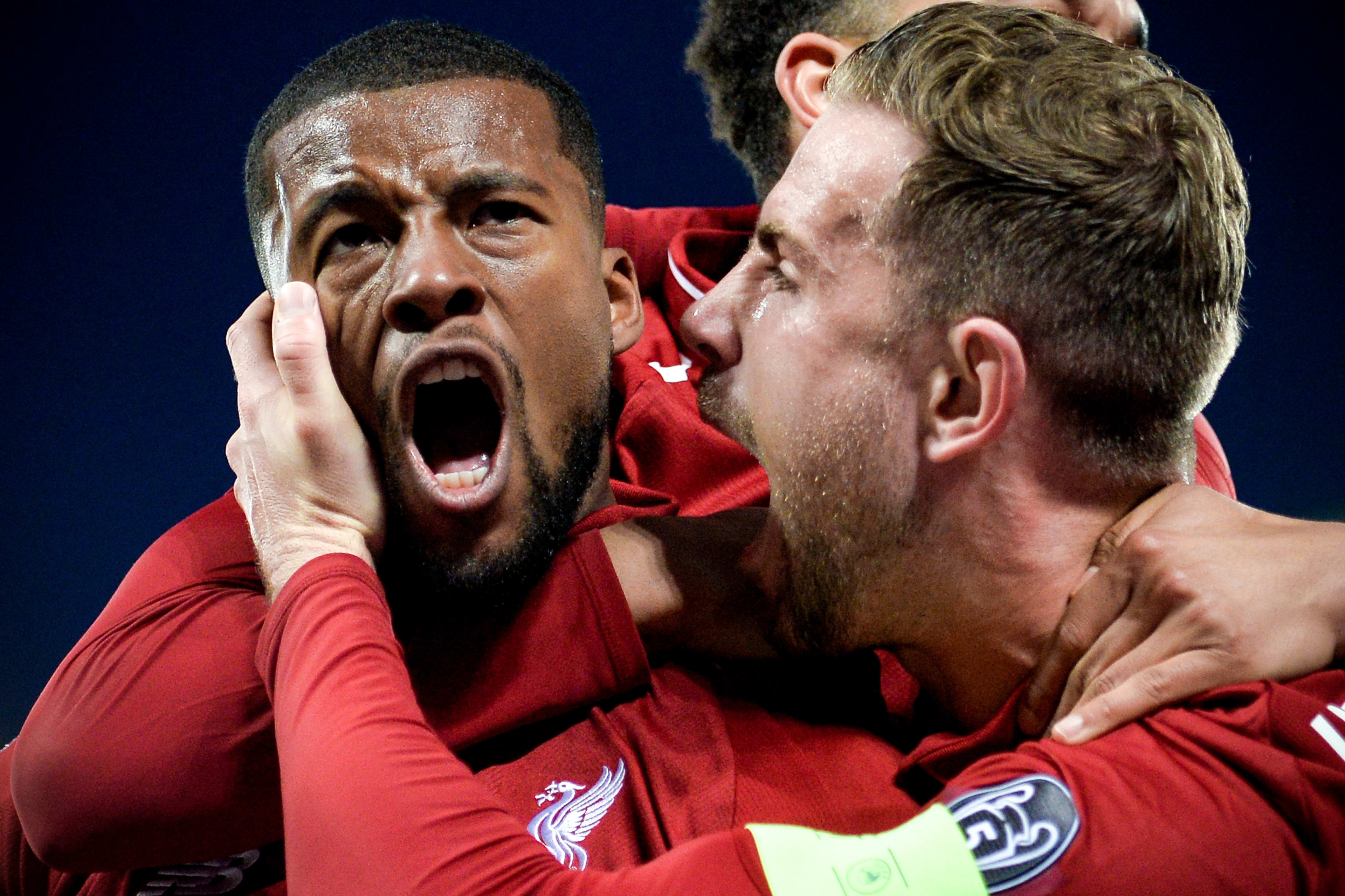 Wijnaldum bij Liverpool op de bank