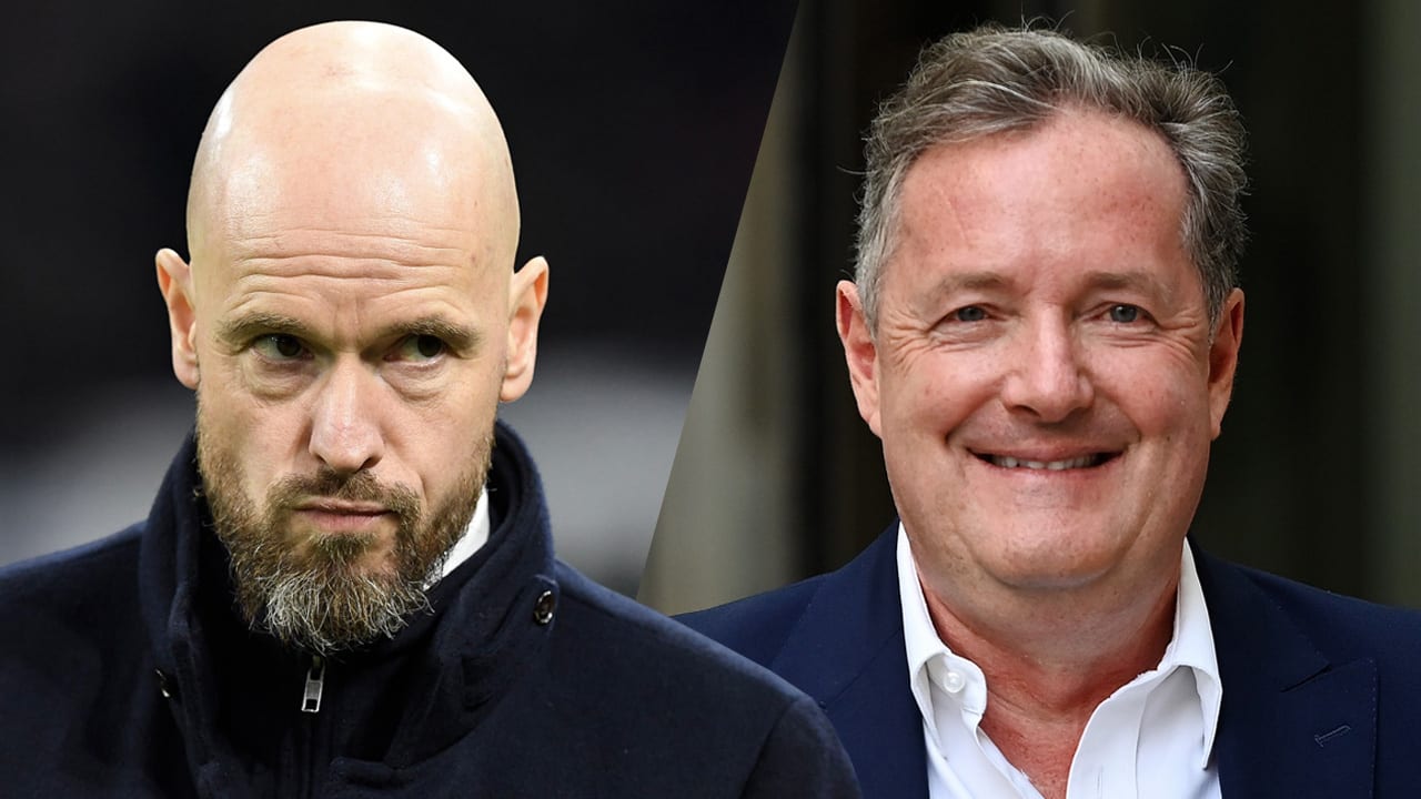 Piers Morgan onder vuur na zure tweet over Erik ten Hag