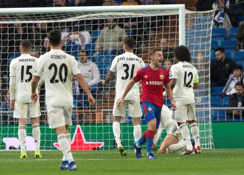 Tweede zege op Real Madrid helpt CSKA niet