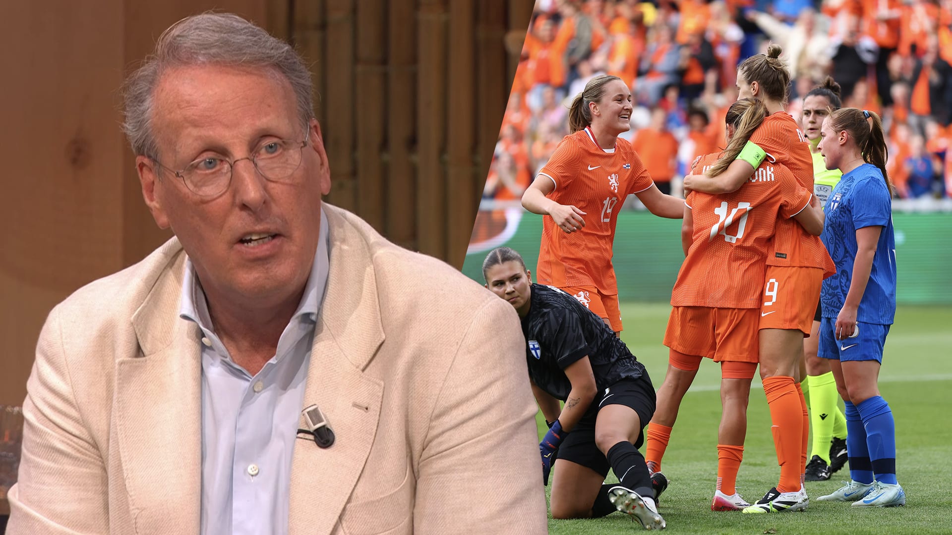 Chris Woerts wist niet wat hij zag bij Oranje Leeuwinnen - Finland: 'Abominabel niveau!'