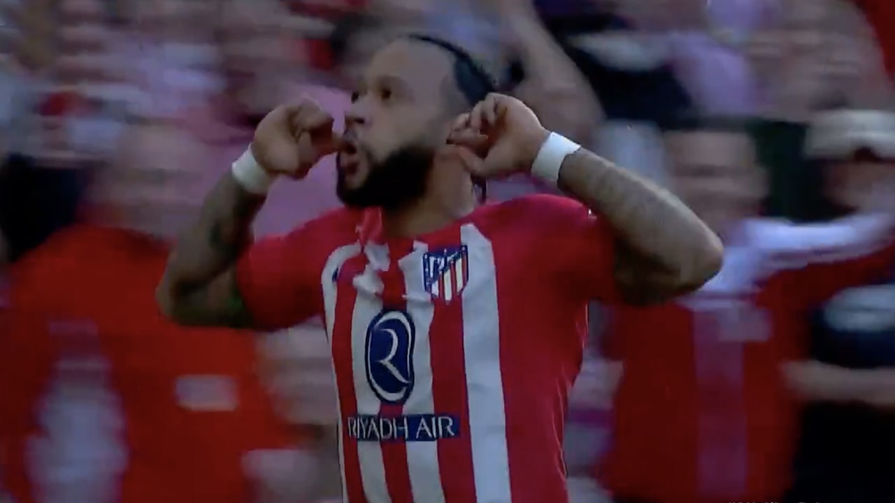 Videogoal: invaller Memphis scoort in doelpuntrijke zege voor Atlético Madrid 