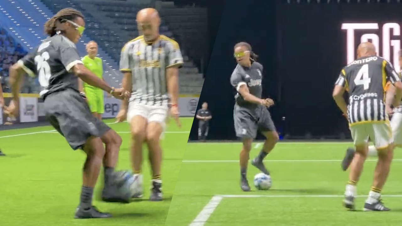 Video: Edgar Davids trekt trukendoos open tijdens reünie met Juve-legendes