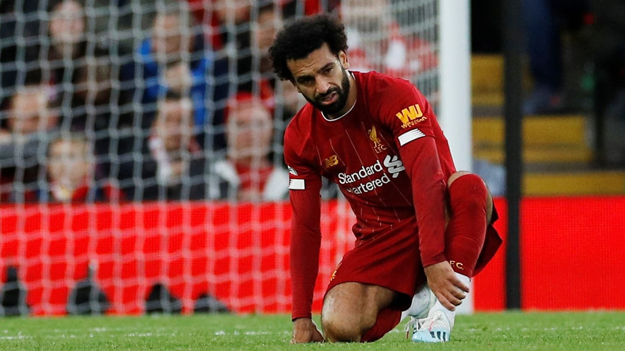 Salah komt met de schrik vrij