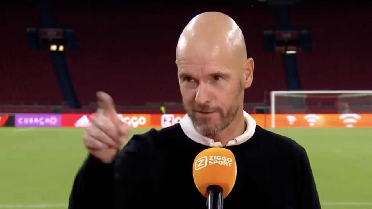 Ten Hag tijdens onderonsje met Van der Vaart: 'Dan was je pas écht goed'