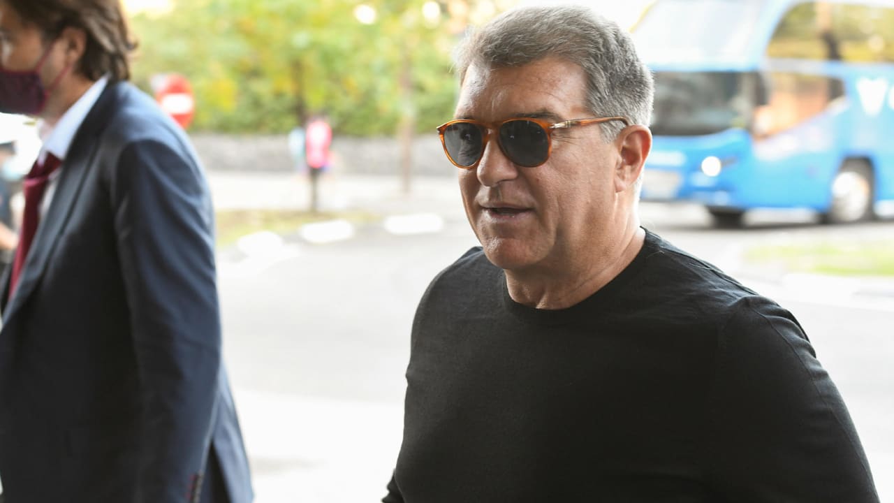 Barça-president Laporta flirt met sterspeler van Atlético: 'Ik hou van hem!'