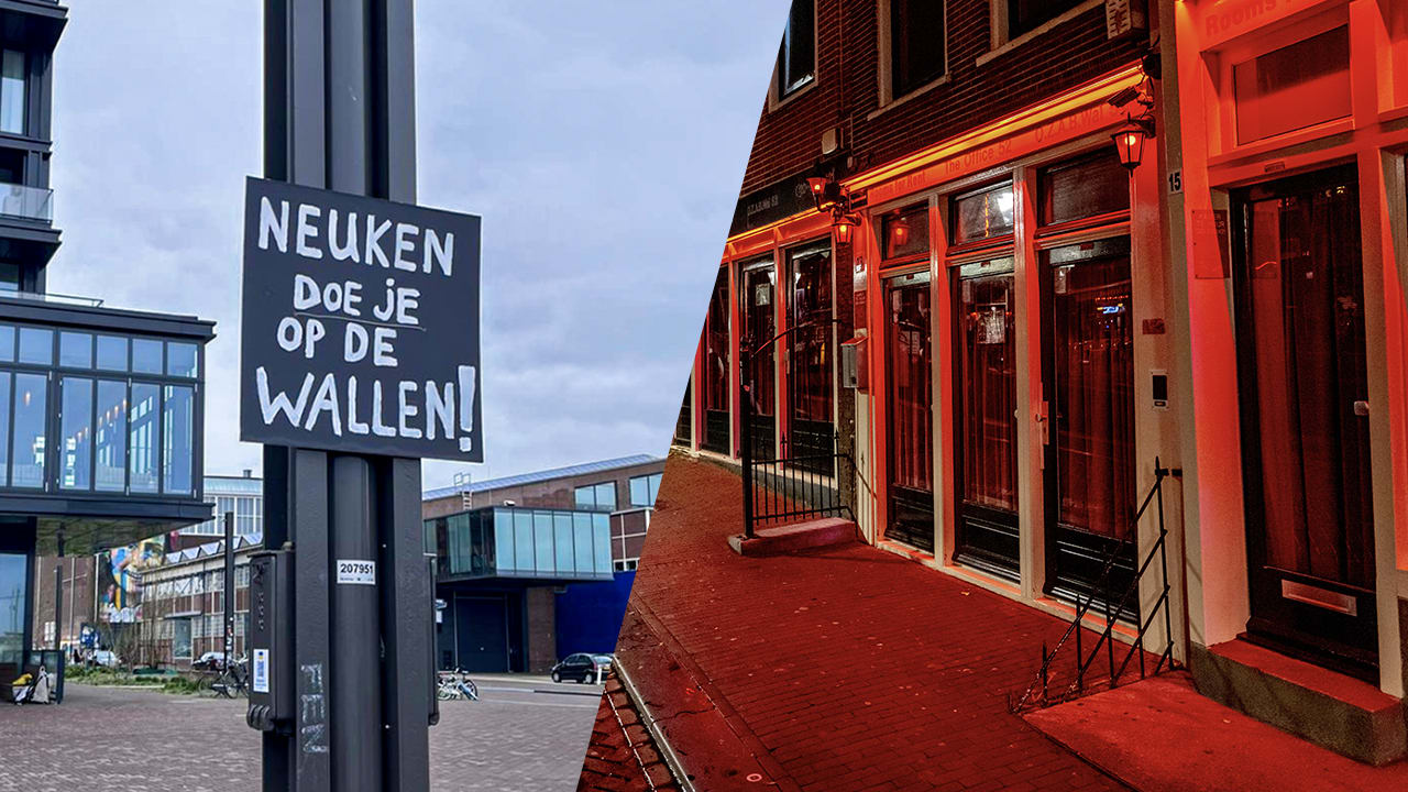 Kunstenaars protesteren tegen erotisch centrum in Amsterdam: 'Neuken doe je op de Wallen!'