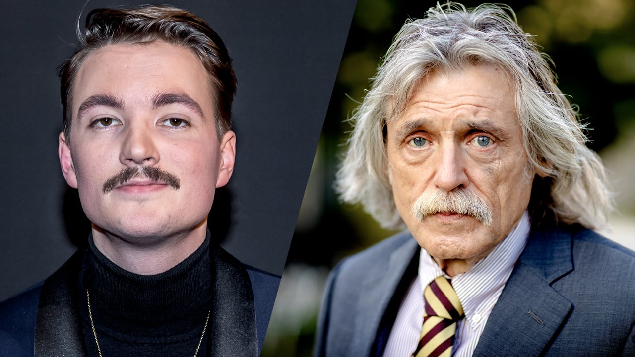 Bram Krikke gaat strijd aan met Johan Derksen: wie heeft de beste snor?