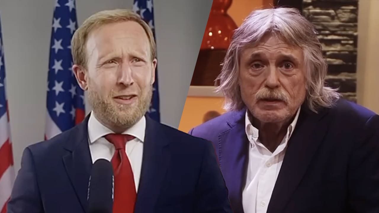 Johan speelt glansrijke gastrol in video van Raymond Mens: 'Kan die man nog even zijn bek houden?!'